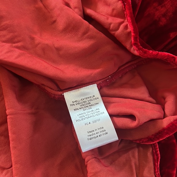 NWT ModCloth Captivating Charisma Velvet Maxi Dress Red Large - Picture 12 of 14